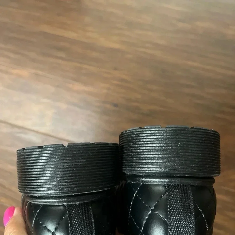 Steve Madden Quilted Combat Boots-girls size 4 NWOT